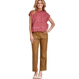 Lydia Top - Rose Tiles